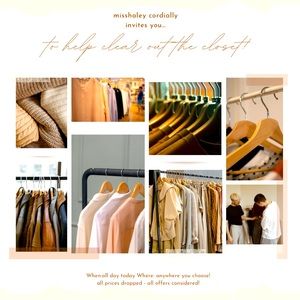 📣 Closet Clearance 📣
